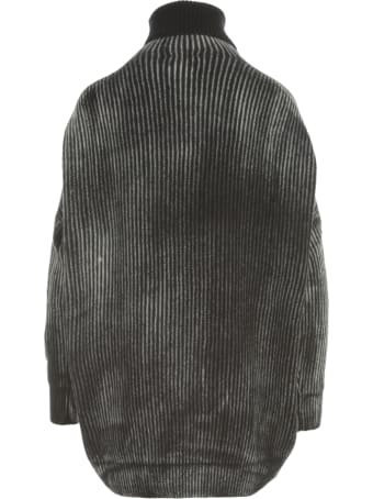 Avant Toi High Neck Braiding Stitch Pullover With Tonal Effect