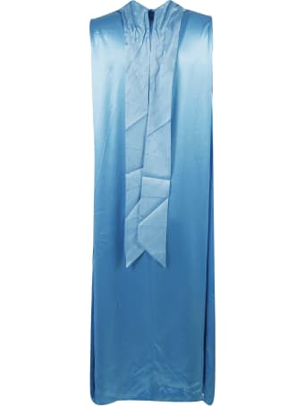 Balenciaga Sleeveless Patched Dress