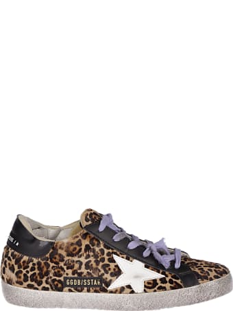 Golden Goose Superstar Leo Horsy Upper Leather Star And Heel Gl