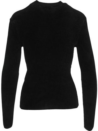 MSGM Cut-out Detail Knitted Top