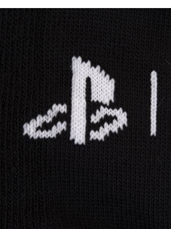 Balenciaga Woman Black Playstation Socks