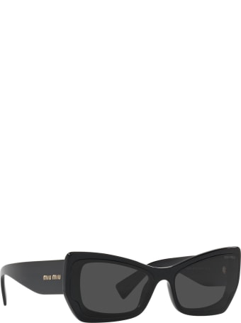 Miu Miu Miu Miu Mu 07xs Crystal Black Sunglasses