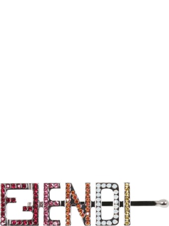 Fendi Multicolor Hairpins For Girl