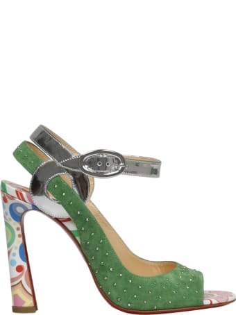 Christian Louboutin Loopinga Toe Plume Sandals