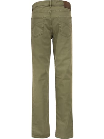 Brunello Cucinelli Five-pocket Trousers In Comfort Dyed Denim