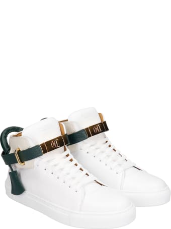 Buscemi Sneakers In White Leather