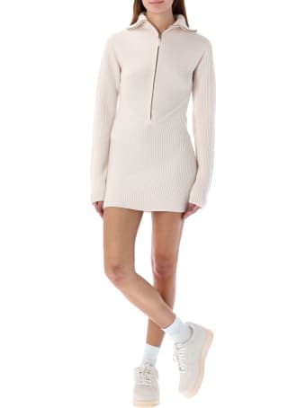 GAUGE81 Soro Ribbed Wool Mini Dress