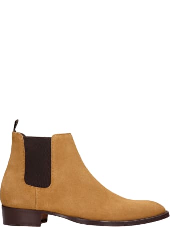 Marc Ellis Low Heels Ankle Boots In Leather Color Suede