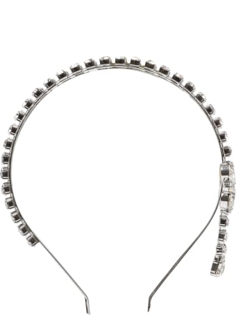 Alessandra Rich Crystal Bow Headband