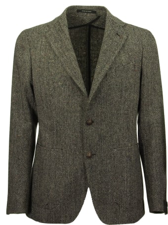 Tagliatore Herringbone Blazer
