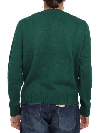 Ralph Lauren Green Bear Sweater