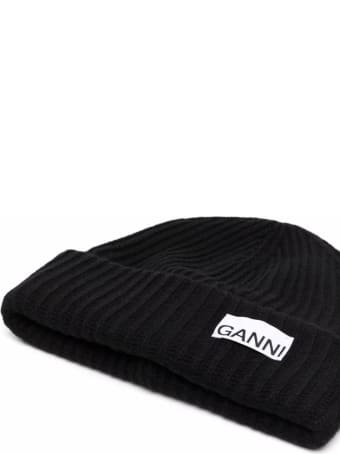 Ganni Rib Knit Hat