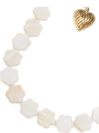 Timeless Pearly Mother-of-pearl Flower Necklace