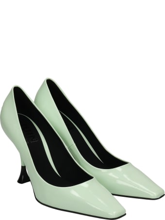 3JUIN Bahia 095 Pumps In Green Patent Leather