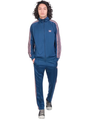 Needles Sweatshirt In Petroleum Polyester