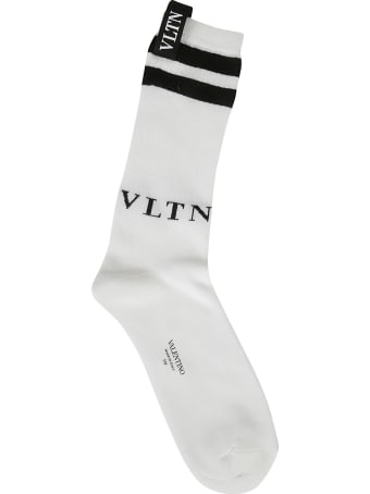 Valentino Logo Detail Socks