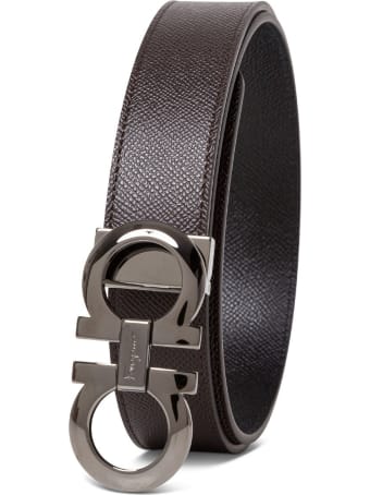 Salvatore Ferragamo Double Hook Reversible Belt
