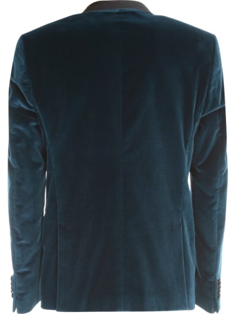 Emanuel Ungaro Velvet Smoking Jacket W/scialle Neck