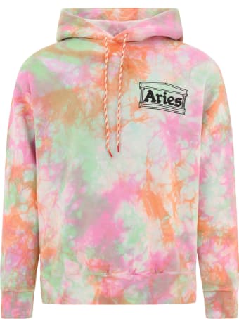 Aries Tie Dye Temple Hoodie