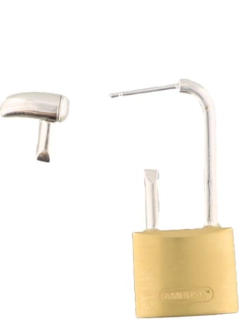 AMBUSH Hues Padlock Earrings