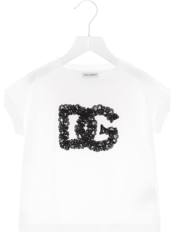 Dolce & Gabbana Lace Logo T-shirt