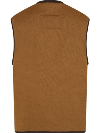Barbour Brown Vest For Kids