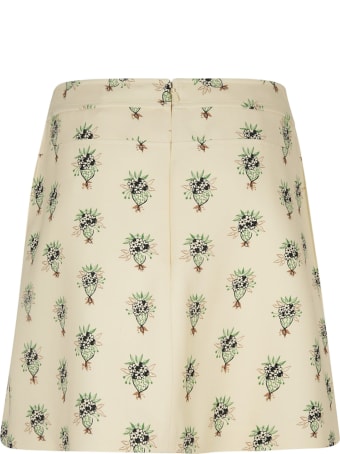 Chloé Floral Printed Short Skirt