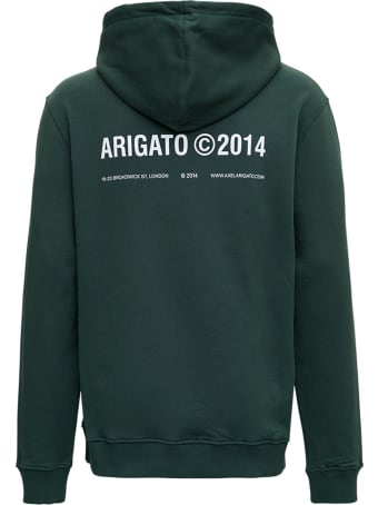 Axel Arigato London Jersey Green Hoodie With Logo