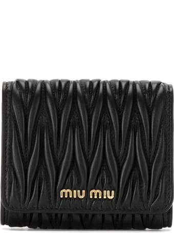 Miu Miu Matelasse Mini Wallet