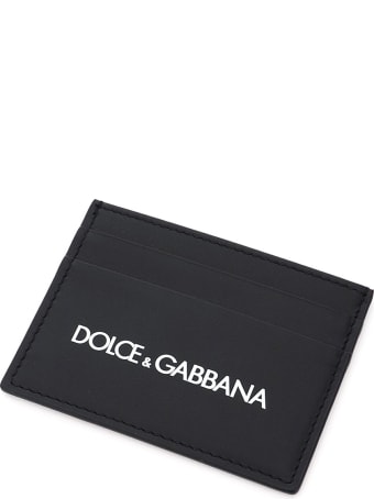 Dolce & Gabbana Logo Print Card Holder