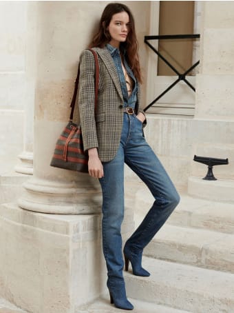 Saint Laurent Western-style Denim Shirt