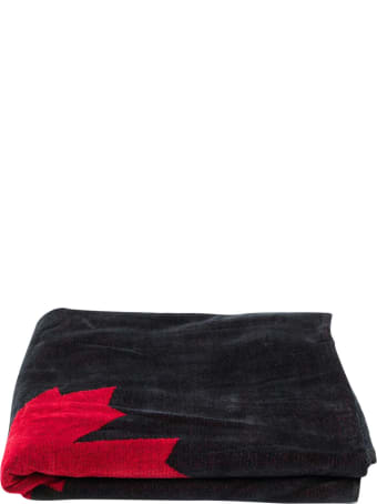Dsquared2 Black Beach Towel