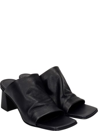 Fabio Rusconi Sandals In Black Leather