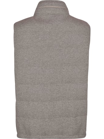 Brunello Cucinelli High-neck Padded Gilet