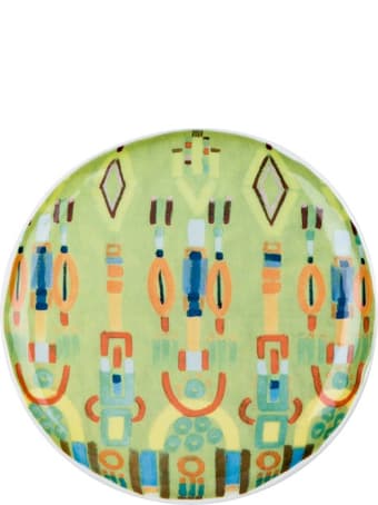 Le Botteghe su Gologone Plates White Murano Glass Colores 28 Cm