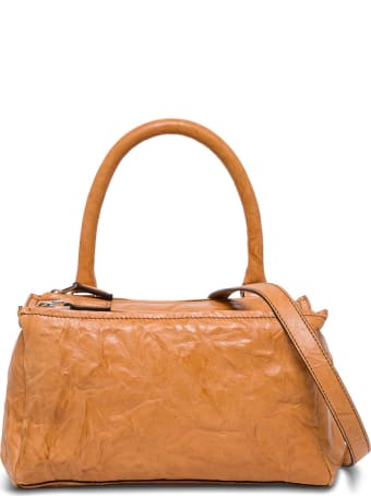 Givenchy Small Pandoran Handbag In Brown Leather