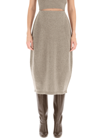 Low Classic Wool And Cachemire Pencil Skirt