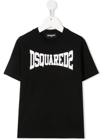 Dsquared2 Black D2kids Boxer Logo T-shirt