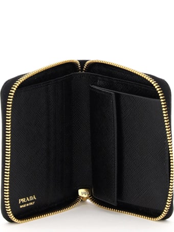 Prada Small Zip-around Wallet