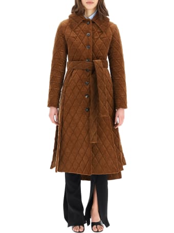 A.W.A.K.E. Mode Quilted Corduroy Coat