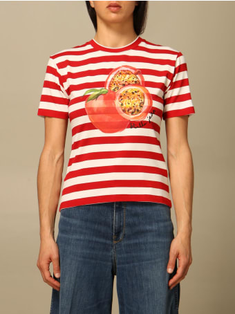 Stella Jean T-shirt Stella Jean Striped Cotton T-shirt