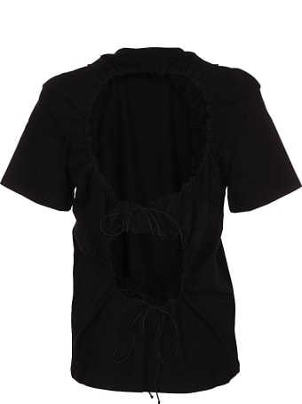 Cecilie Bahnsen Juno Tshirt W Open Back Detail
