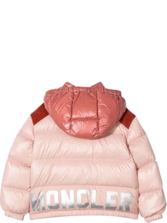 Moncler Pink Moncler Enfant Girl Jacket