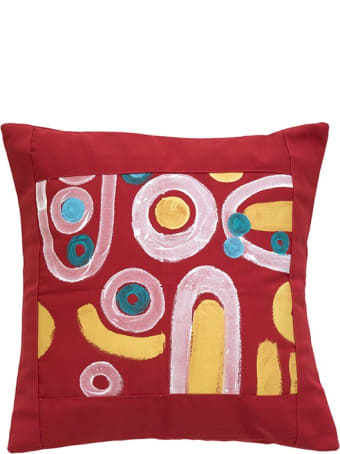 Le Botteghe su Gologone Acrylic Hand Painted Outdoor Cushion 60x60 cm