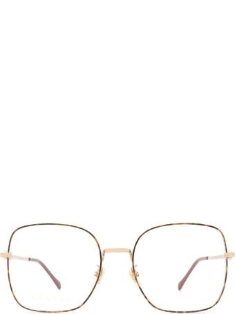 Gucci Gucci Gg0883oa Havana & Gold Glasses