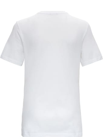 Versace Jersey T-shirt With Logo Print