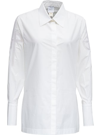 Patou White Cotton Poplin Shirt