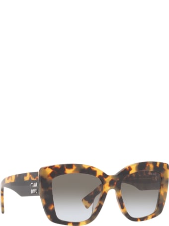 Miu Miu Eyewear Miu Miu Mu 04ws Light Havana Sunglasses