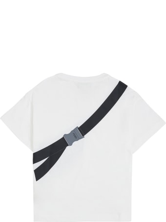 Fendi Jersey T-shirt With Front Belt Bag Print