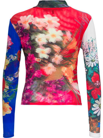 Chopova Lowena Floral Stretch Fabric Top